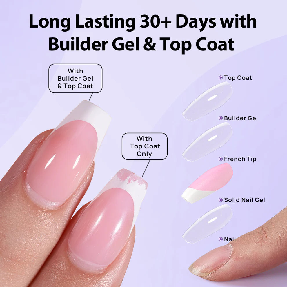XCOATTIPS® Protecting Duo - Builder Gel + Top Coat