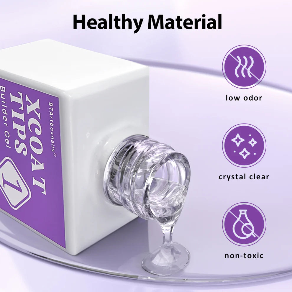 XCOATTIPS® Protecting Duo - Builder Gel + Top Coat