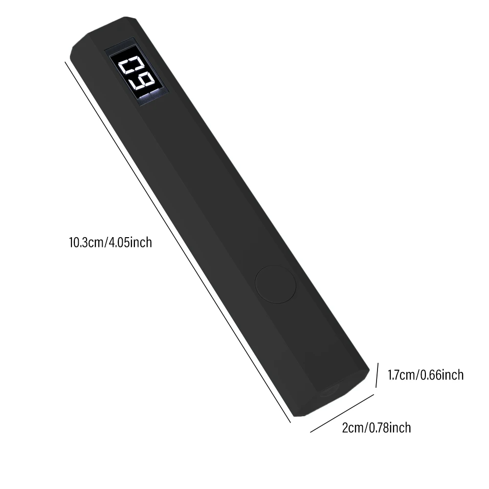 LINMANDA Minicure Handheld UV Light for Gel Nails Portable UV Nail Lamp Rechargeable LED Nail Lamp for Nails Art Desk Stand